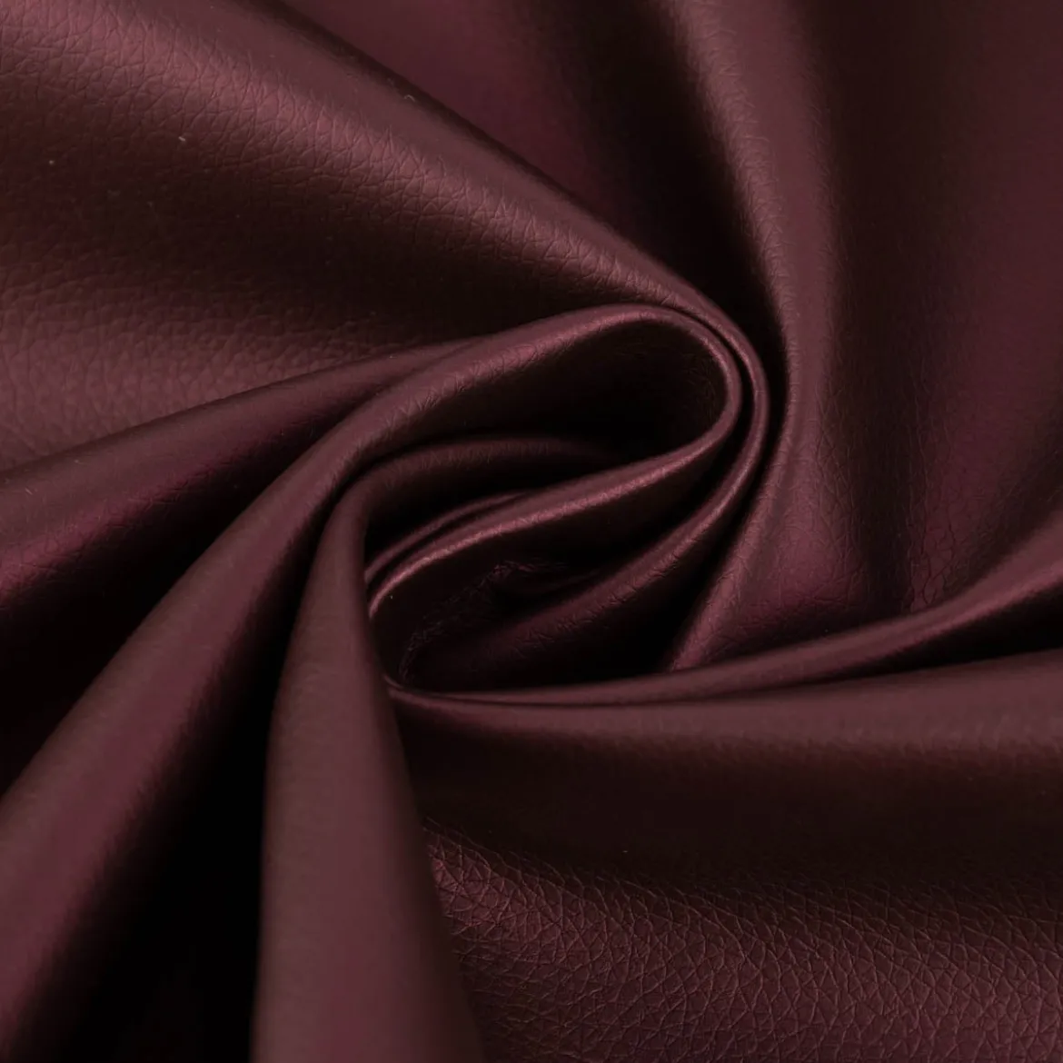 Kunstleder Polsterkunstleder Kreativleder Metallic Glanz aubergine 1,4m Breite