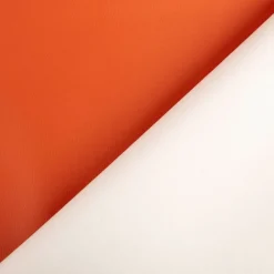 Kunstleder Polsterkunstleder Kreativleder Metallic Glanz orange 1,4m Breite