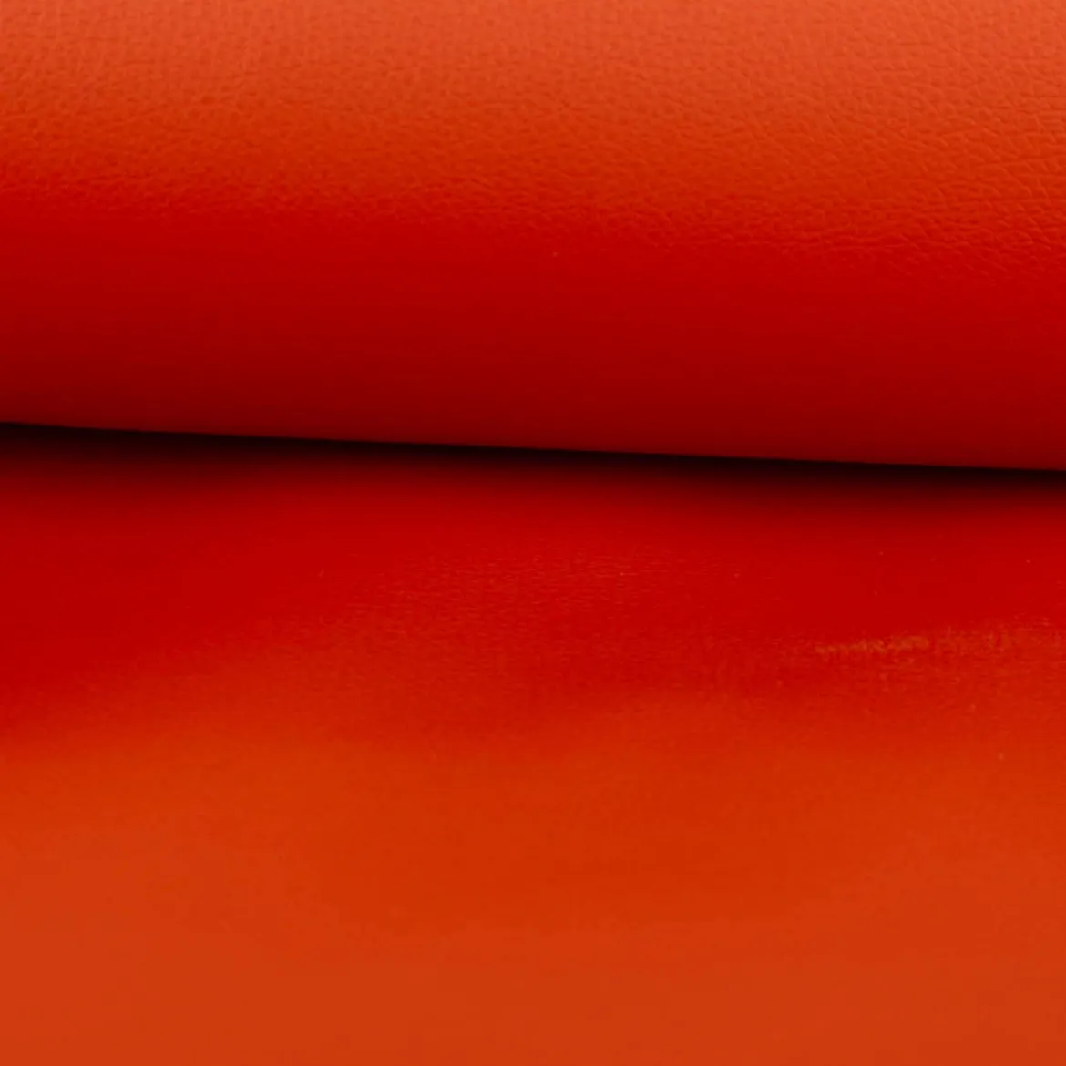 Kunstleder Polsterkunstleder Kreativleder Metallic Glanz orange 1,4m Breite