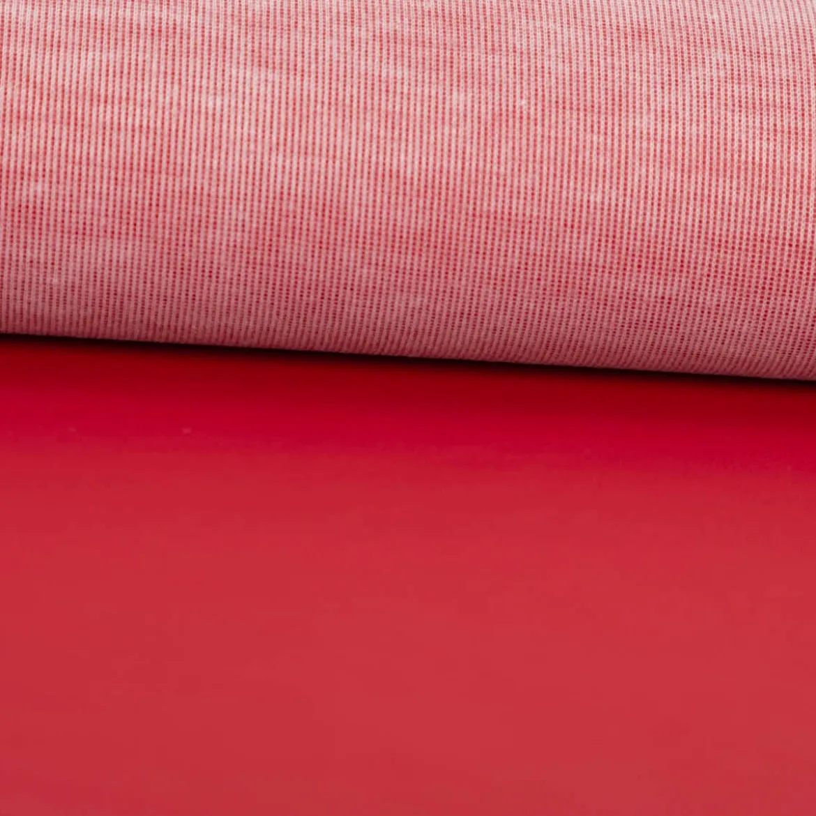 Kunstleder Polsterstoff rot Meterware robust & pflegeleicht 1,40m