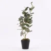 Kunstpflanze im Topf Eukalyptus grün 48cm