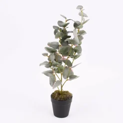 Kunstpflanze im Topf Eukalyptus grün 48cm