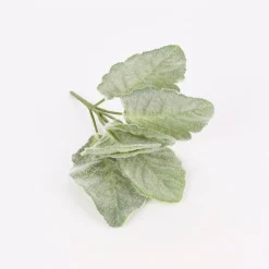 Kunstpflanze Salbeizweig 7-blättrig grün 25cm