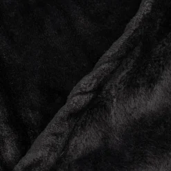 Kuscheldecke in Übergröße einfarbig schwarz 220x240cm