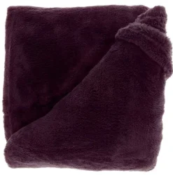 Kuscheldecke Justin aus flauschiger Mikrofaser dark purple XL 150x200cm