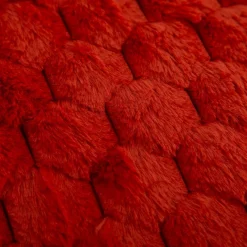 Kuschelkissen 3D Knubbel marsala rotbraun 45x45cm