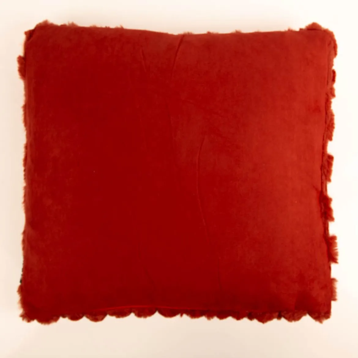 Kuschelkissen 3D Knubbel marsala rotbraun 45x45cm
