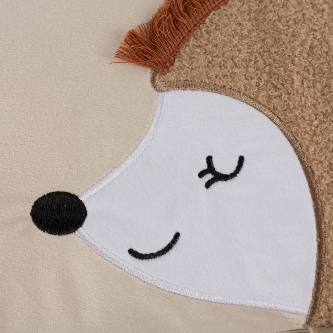 Kuschelkissen Igel beige 30x50cm