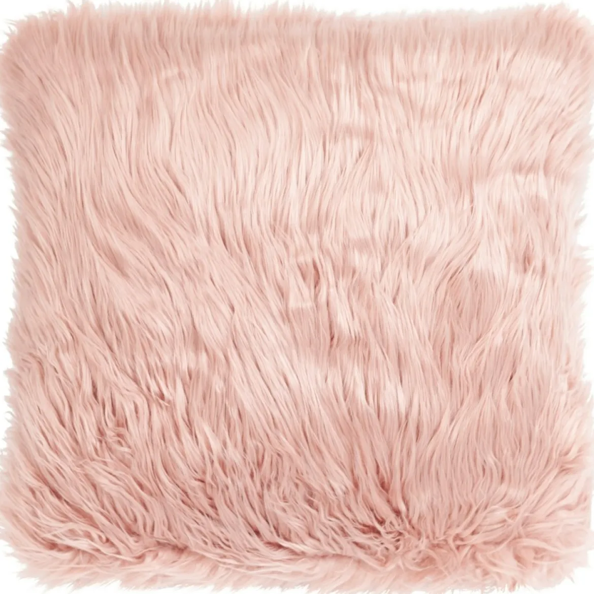 Kuschelkissen Zottelkissen Vancouver rosa 45x45cm