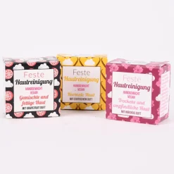 Lamazuna Feste Gesichtsreinigung mit Hibiskus für trockene und empfindliche Haut 25g