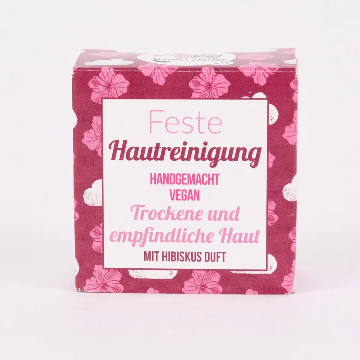 Lamazuna Feste Gesichtsreinigung mit Hibiskus für trockene und empfindliche Haut 25g