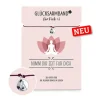 La Vida Glücksarmband Yogapose silberfarbig Nimm dir Zeit für dich Yogablume rosa