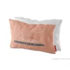 La Vida Kuschelkissen Kurze Pause apricot weiß grau 25x40cm