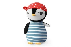 La Vida Kuscheltier Pinguin Pirat bunt 20,5x9x9cm
