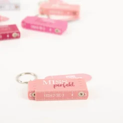 La Vida Mini-Zollstock Miss Perfekt rosa Schlüsselanhänger
