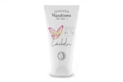 La Vida Naturkosmetik Handcreme Beginne den Tag mit einem Lächeln Schmetterling pink gelb 30ml