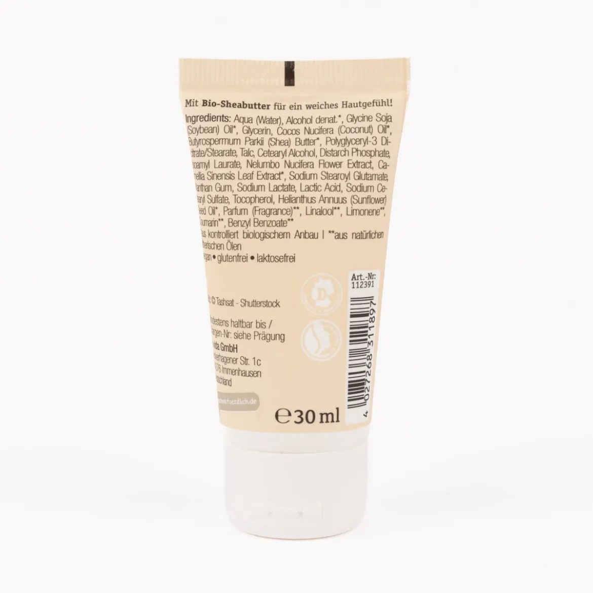 La Vida Naturkosmetik Handcreme Die beste Zeit ist jetzt Federn beige 30ml