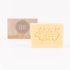 La Vida Naturkosmetik Schafmilchseife Die beste Zeit ist jetzt Federn grau 100g