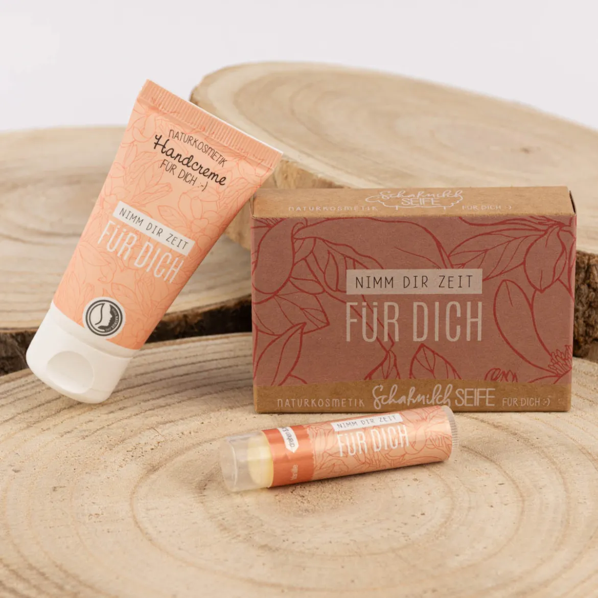 La Vida Naturkosmetik Schafmilchseife Nimm dir Zeit für dich Blüten rosa 100g