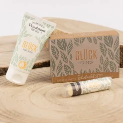 La Vida Naturkosmetik Schafmilchseife Glück für dich Blätter weiß grün 100g