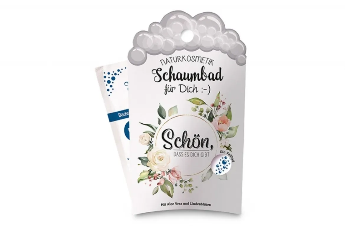 La Vida Schaumbad Lovely Schön, dass es dich gibt Blumenkranz weiß bunt 40ml