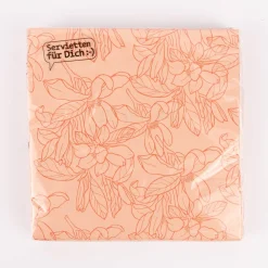 La Vida Serviette Blüten rosa 33x33cm 3lagig 20 Stück