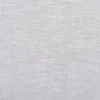 Leinen-Baumwollstoff Chambray uni meliert hellgrau 1,38m Breite