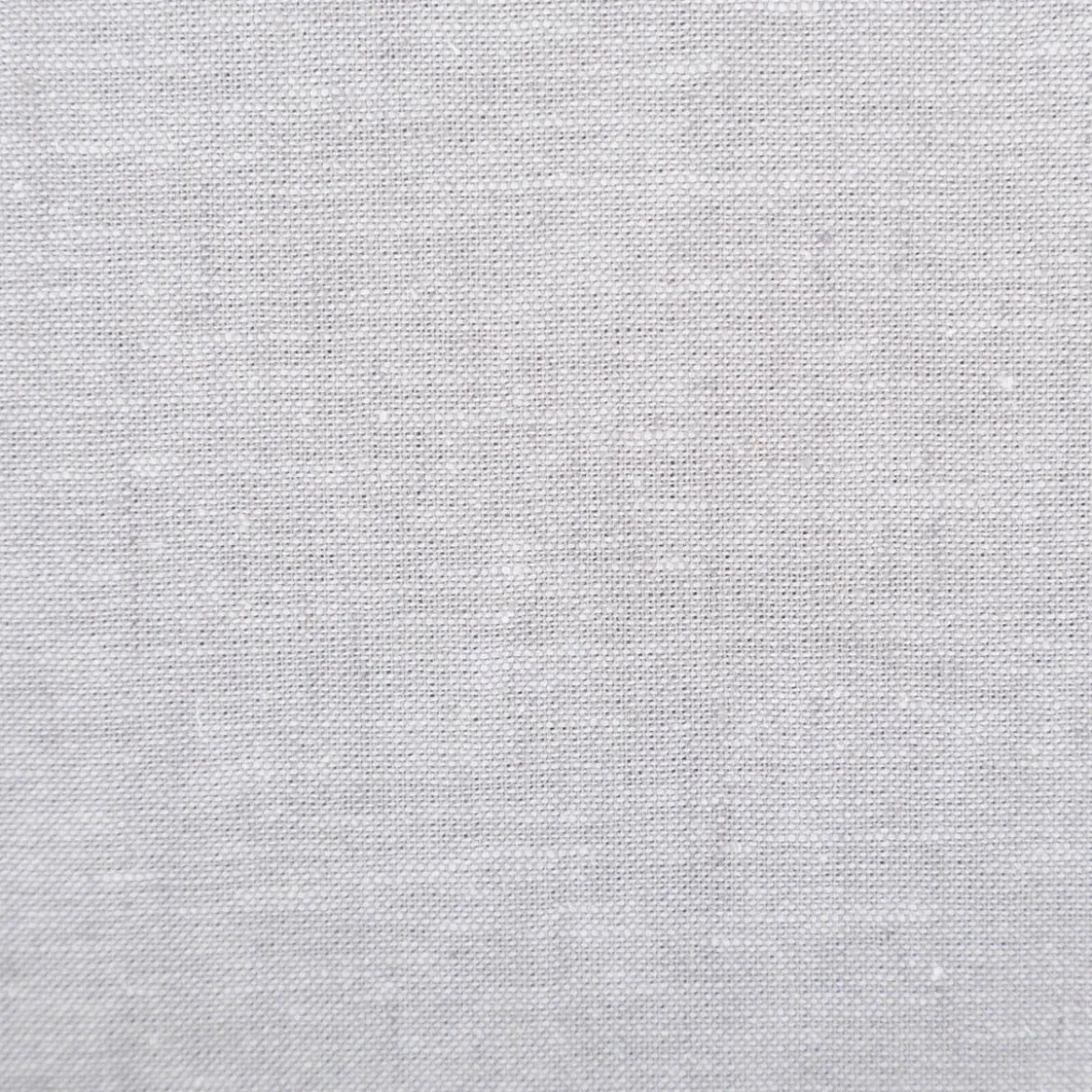 Leinen-Baumwollstoff Chambray uni meliert hellgrau 1,38m Breite