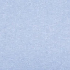 Leinen-Baumwollstoff Chambray uni meliert hellblau 1,38m Breite