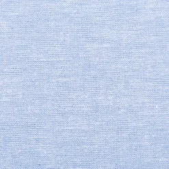 Leinen-Baumwollstoff Chambray uni meliert hellblau 1,38m Breite