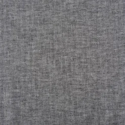 Leinen-Baumwollstoff Chambray Fischgrät meliert schwarz 1,38m Breite