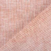 Leinen-Baumwollstoff Chambray Nadelstreifen meliert ziegelrot 1,38m Breite