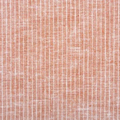 Leinen-Baumwollstoff Chambray Nadelstreifen meliert ziegelrot 1,38m Breite