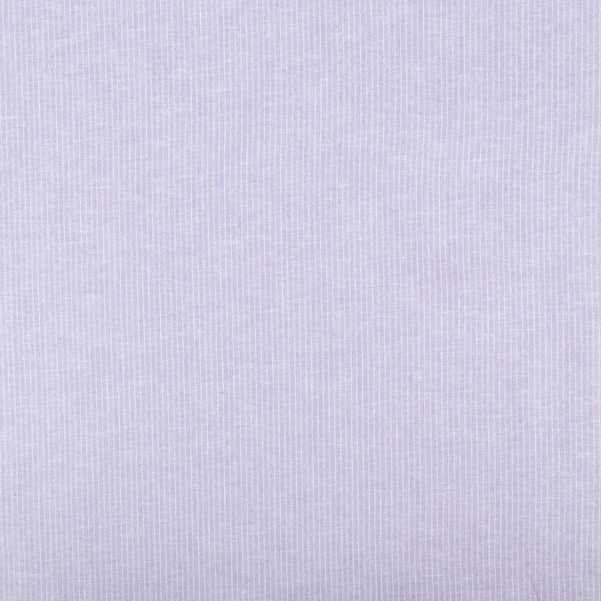 Leinen-Baumwollstoff Chambray Nadelstreifen meliert flieder 1,38m Breite