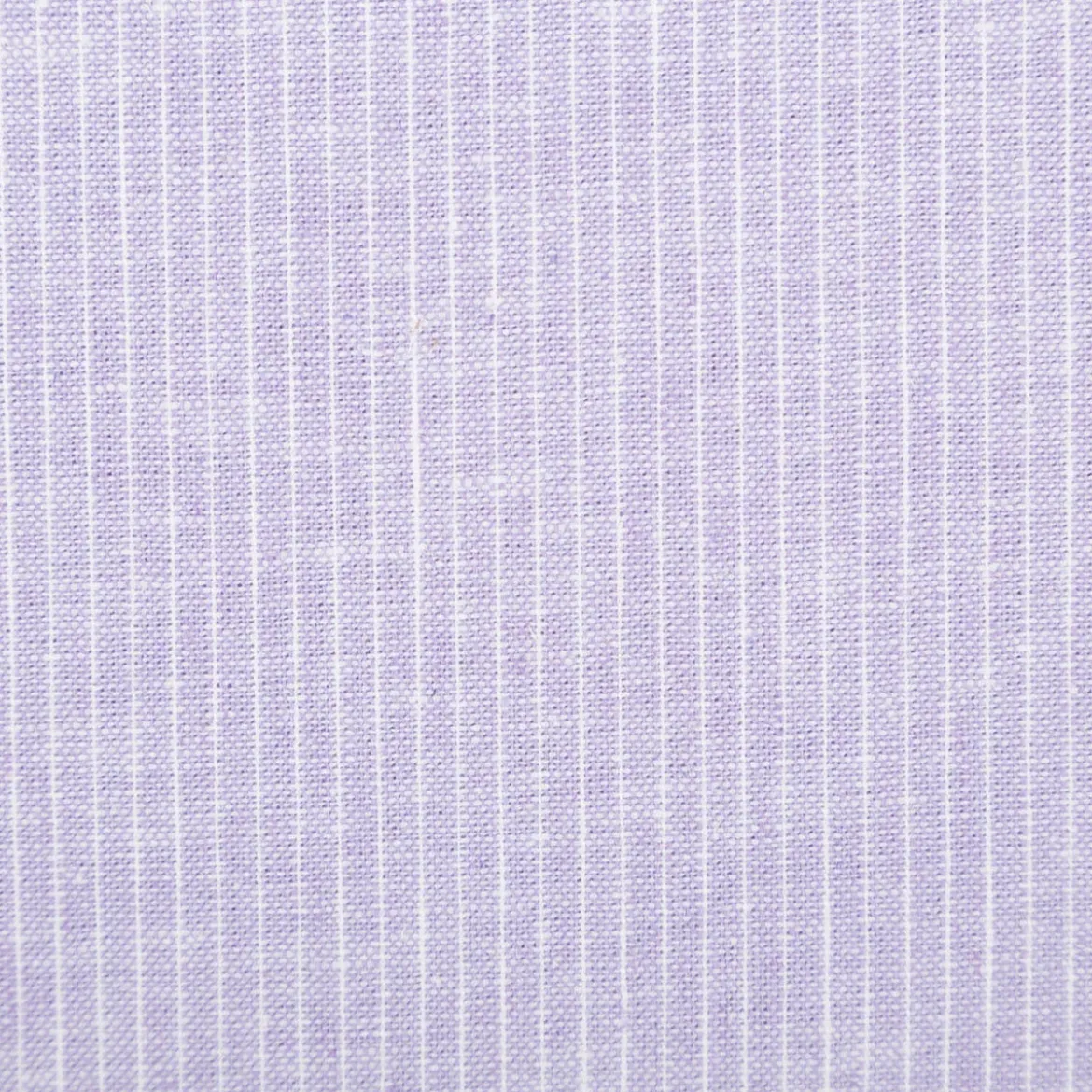 Leinen-Baumwollstoff Chambray Nadelstreifen meliert flieder 1,38m Breite