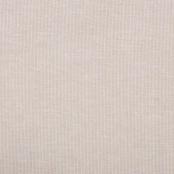 Leinen-Baumwollstoff Chambray Nadelstreifen meliert helles Beige 1,38m Breite