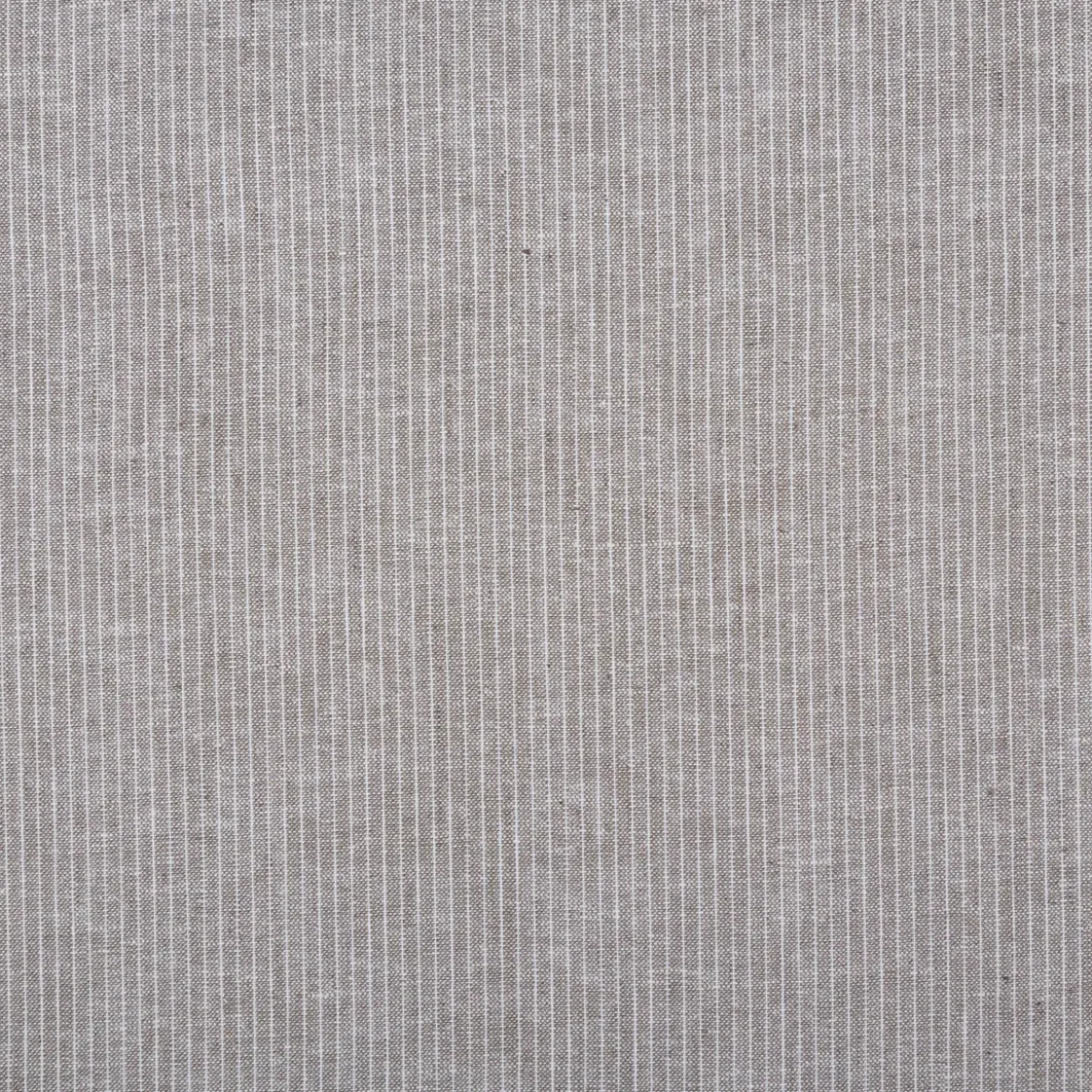Leinen-Baumwollstoff Chambray Nadelstreifen meliert khaki-grün 1,38m Breite