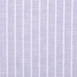 Leinen-Baumwollstoff Chambray Streifen meliert flieder 1,38m Breite