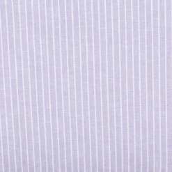 Leinen-Baumwollstoff Chambray Streifen meliert flieder 1,38m Breite