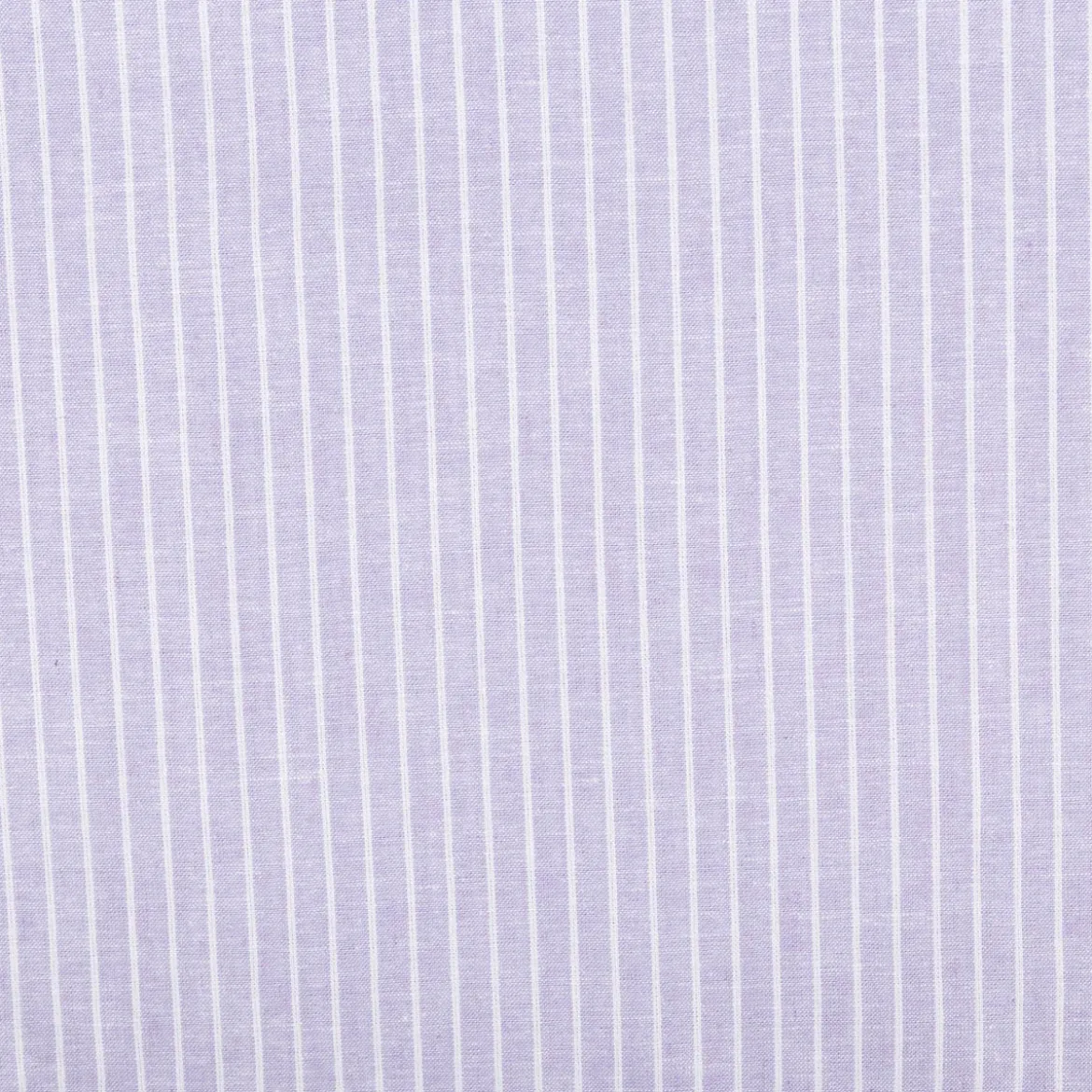 Leinen-Baumwollstoff Chambray Streifen meliert flieder 1,38m Breite