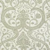 Leinen Dekostoff Meterware CELIE TOILE Ornament creme taupe