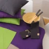 Leinenkissen Leinenhülle Kissenhülle Erik mit Knöpfen schiefer