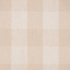 Leinenstoff Dekostoff Webstoff Keswick Natural Würfelkaro 3x3cm natur 140cm Breite