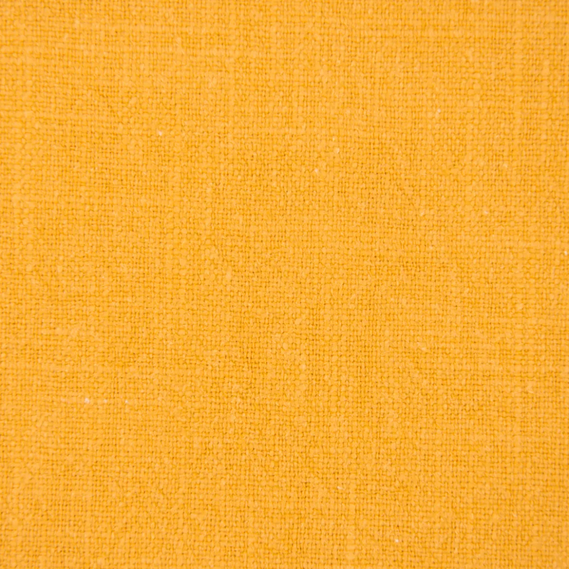 Leinenstoff mit Baumwolle in senf gelb – pflegeleichte stone washed Meterware für Sommermode & Wohntextilien