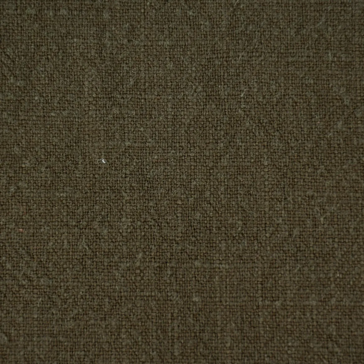 Leinenstoff mit Baumwolle in khaki – pflegeleichte stone washed Meterware für Sommermode & Wohntextilien
