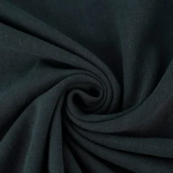 Leinenstoff mit Baumwolle in dunkelblau – pflegeleichte stone washed Meterware für Sommermode & Wohntextilien