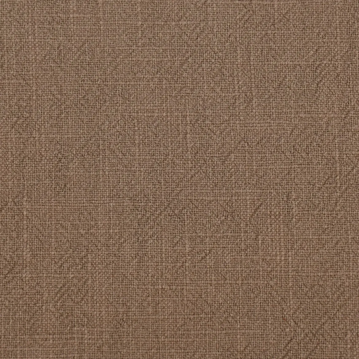 Leinenstoff mit Baumwolle in Taupe stone washed 140cm Stoffbreite