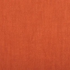 Leinenstoff mit Baumwolle in Ziegelrot stone washed 140cm Stoffbreite