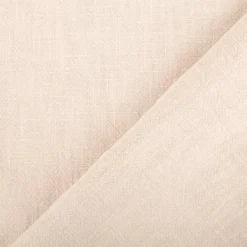 Leinenstoff mit Baumwolle in Beige stone washed 140cm Stoffbreite