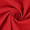 Leinenstoff mit Baumwolle vorgewaschen einfarbig rot 1,40m Breite